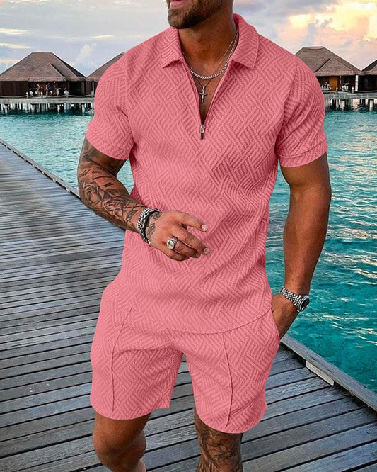 High Quality Sportswear Short Sleeve Polo Set