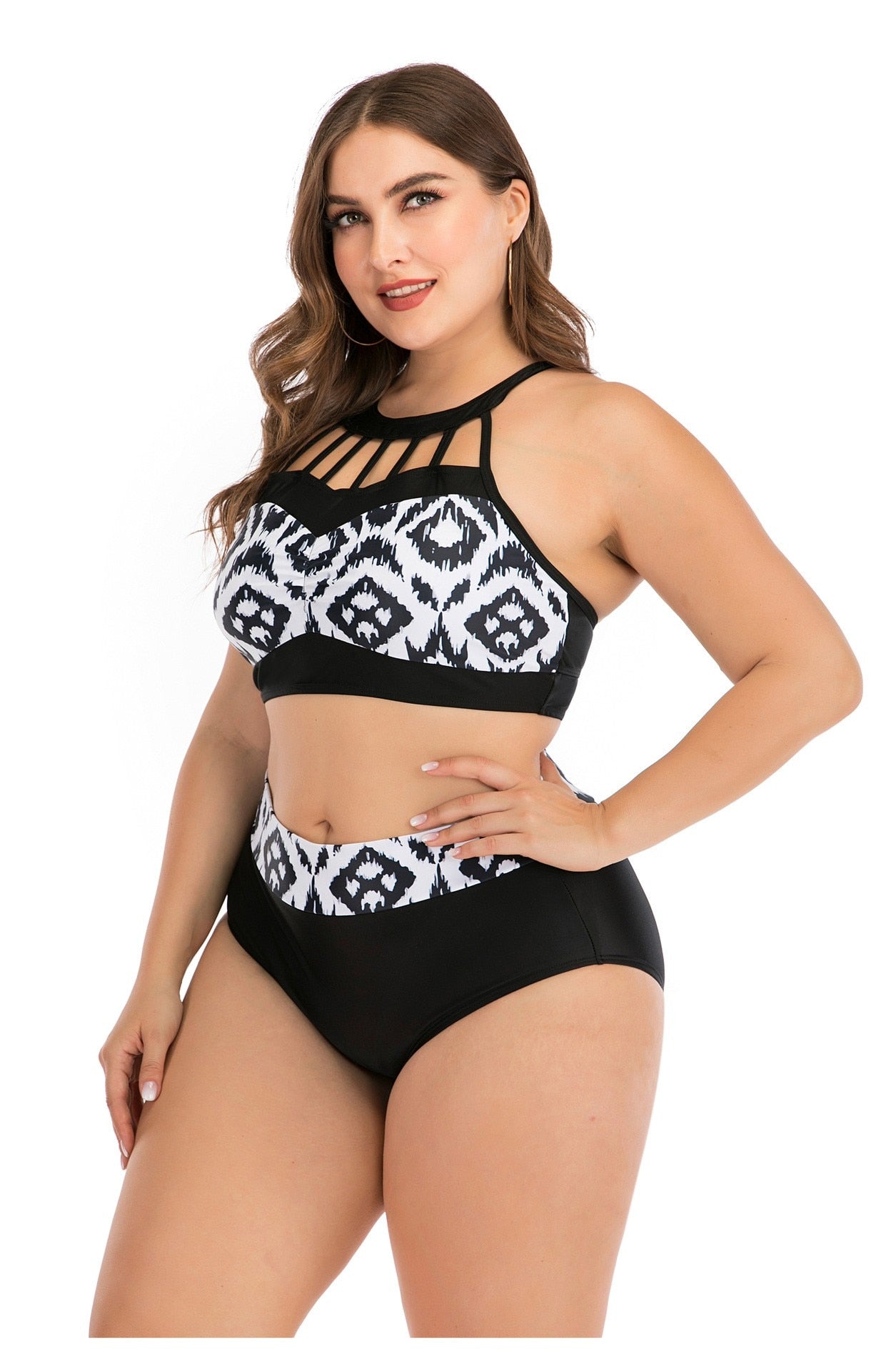 Swimwear Women Plus Size Two-piece Bikinis