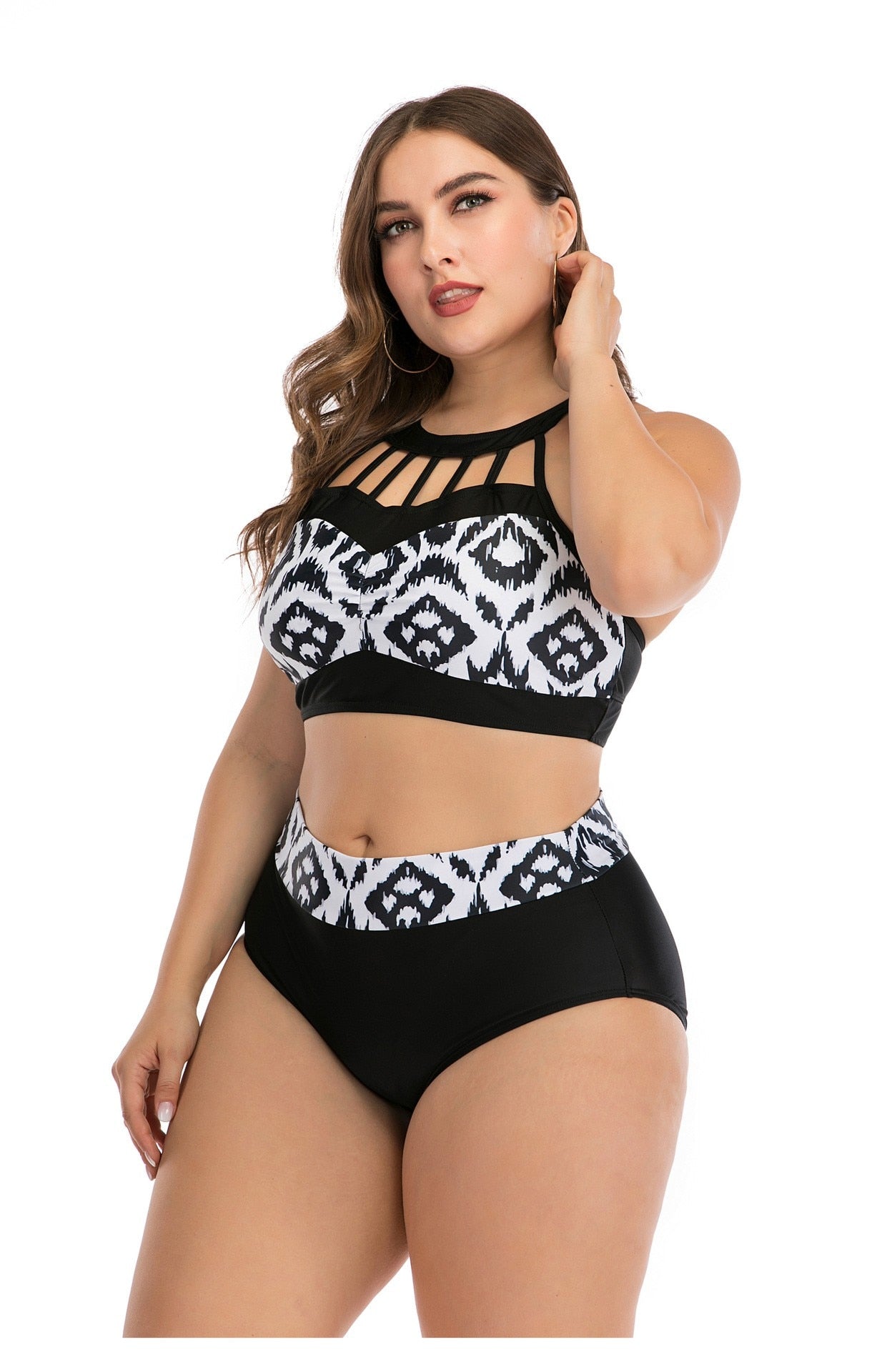 Swimwear Women Plus Size Two-piece Bikinis