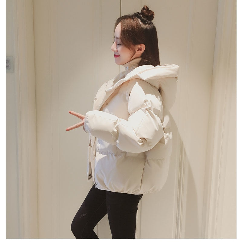 Warm Bubble Hooded coat