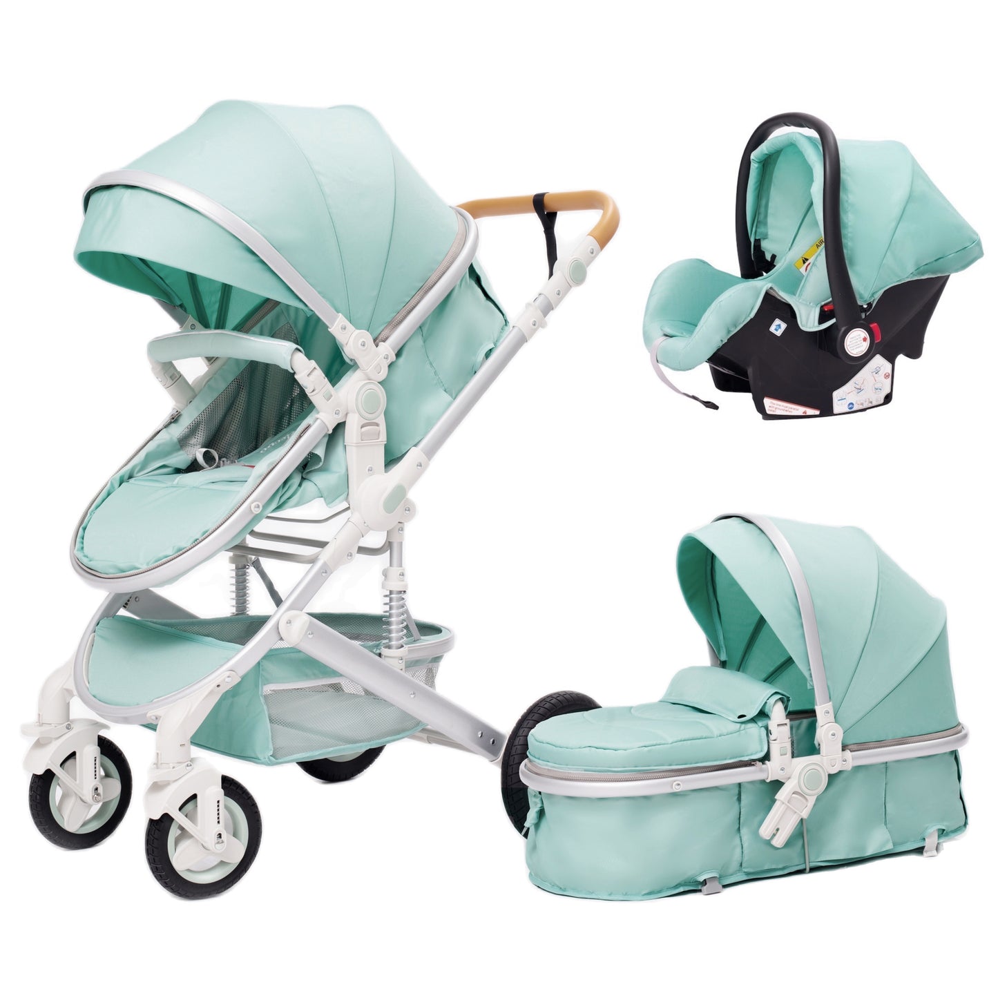 Luxurious Baby Stroller 3 in 1