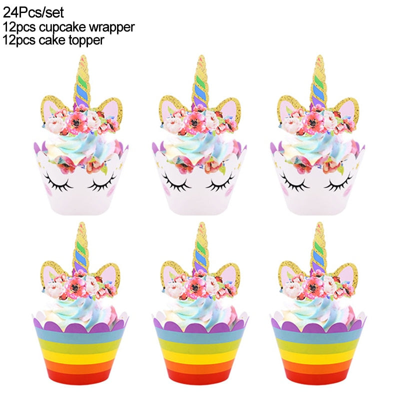 Unicorn Foil Balloons Birthday Party Theme