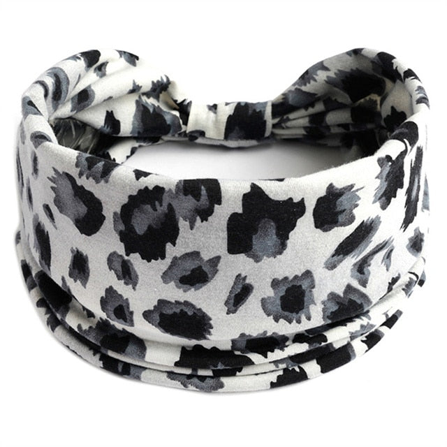 Boho Flower Print Soft Cotton Bandana Hair Accessories