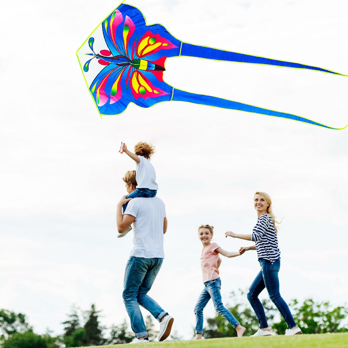 High Quality Butterfly Kite With Handle Line Toys