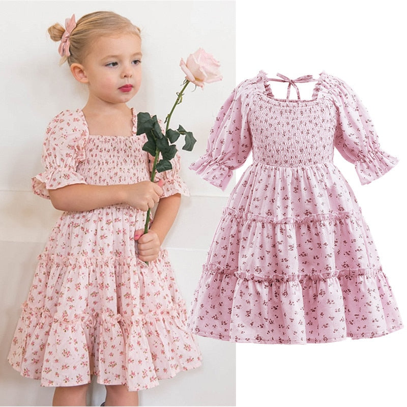 Floral Summer Dress For Girls