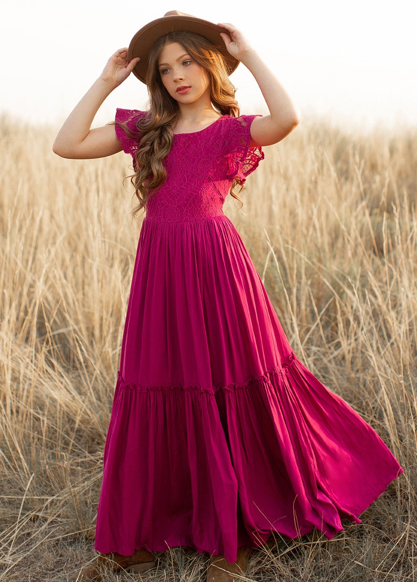 Summer Lace Cotton Bohemia Long Dress