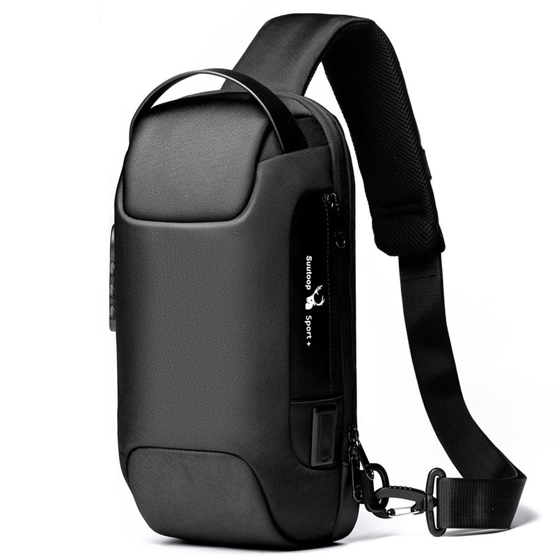 Anti-theft Shoulder Waterproof USB Oxford Crossbody Bag