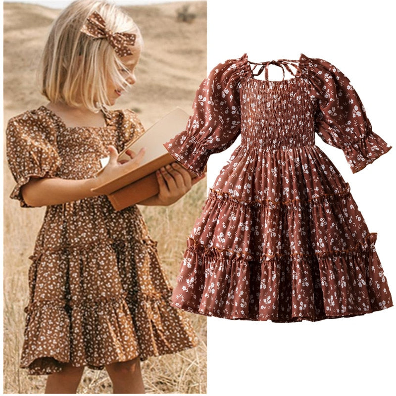 Floral Summer Dress For Girls