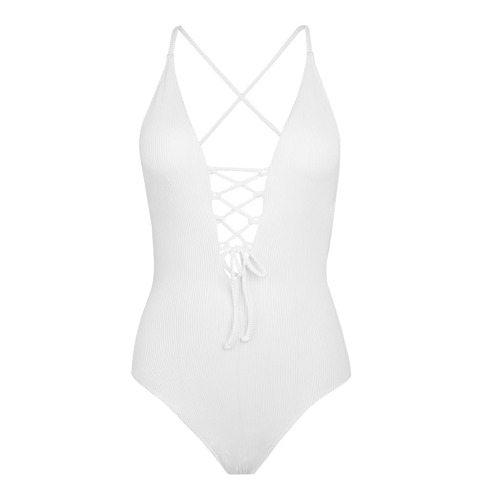 One-piece Swimsuit Backless