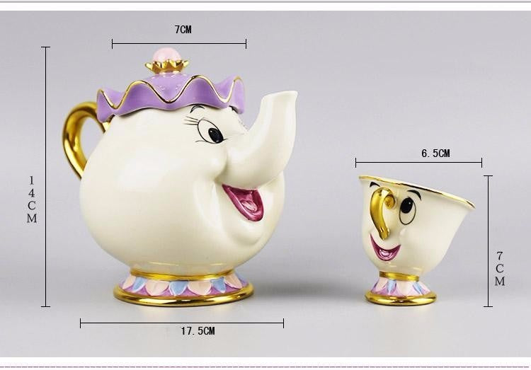 Beauty And The Beast Teapot Mug Mrs Potts