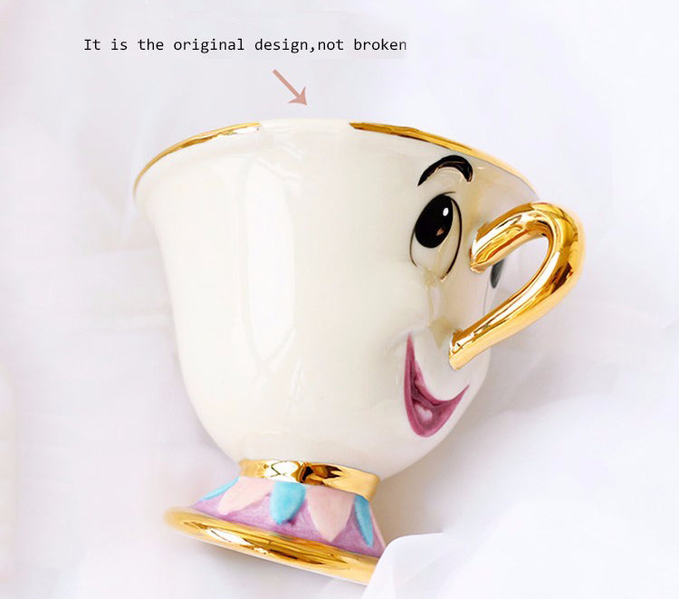 Beauty And The Beast Tea Set Mrs Potts Cup Set