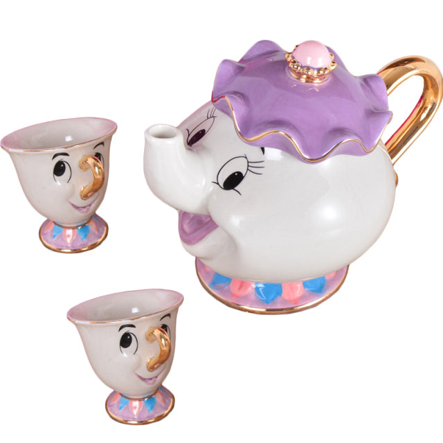 Beauty And The Beast Tea Set Mrs Potts Cup Set