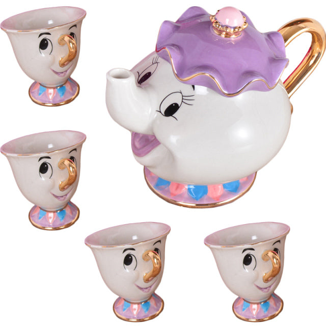 Beauty And The Beast Tea Set Mrs Potts Cup Set