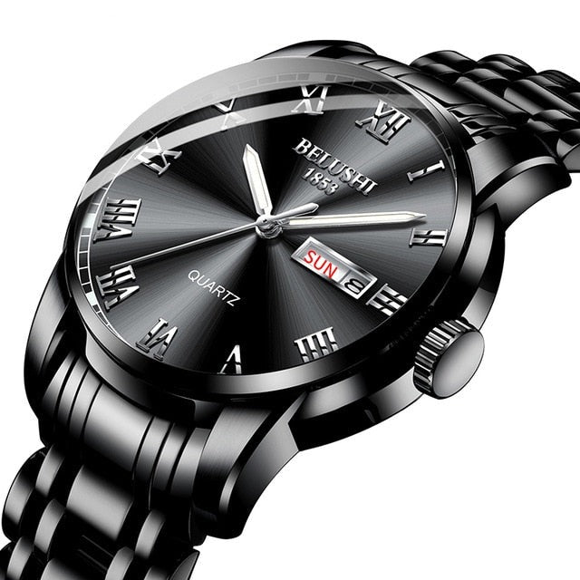 Waterproof Stainless Steel Watch