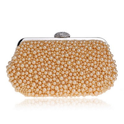 Luxury Vintage evening bags imitation pearl shell women bag