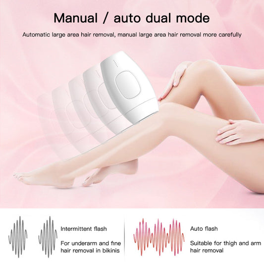 Painless Laser Epilator-Permanent Hair Removal IPL 600000 Flash