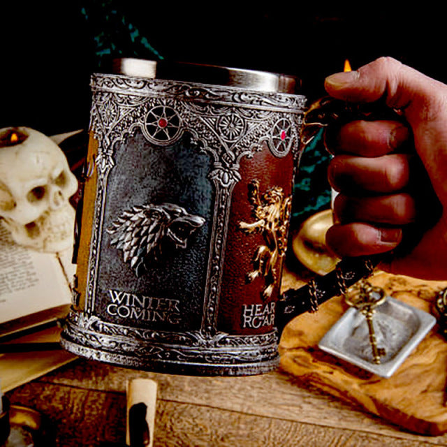 Original Stainless Steel Viking Drinking Mug