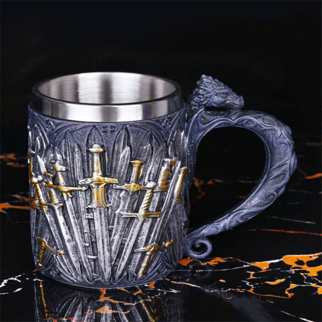 Original Stainless Steel Viking Drinking Mug