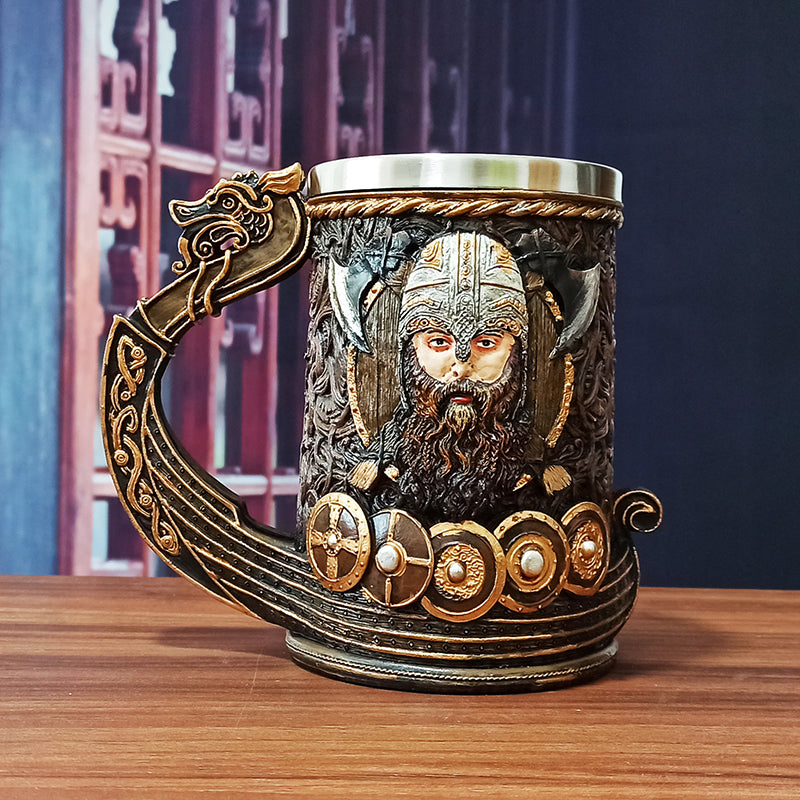 Original Stainless Steel Viking Drinking Mug