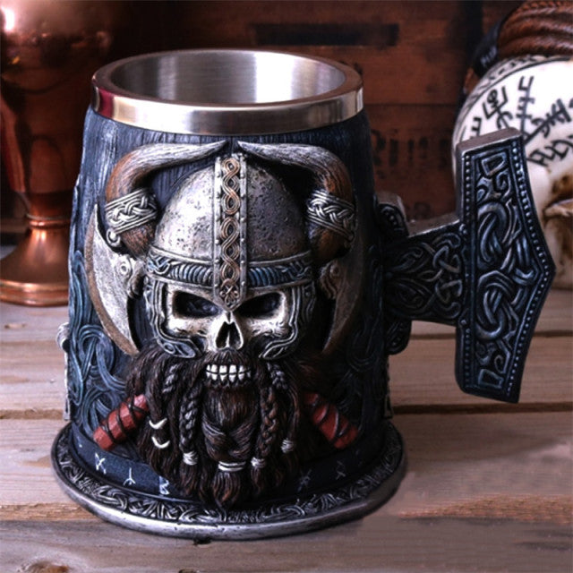 Original Stainless Steel Viking Drinking Mug