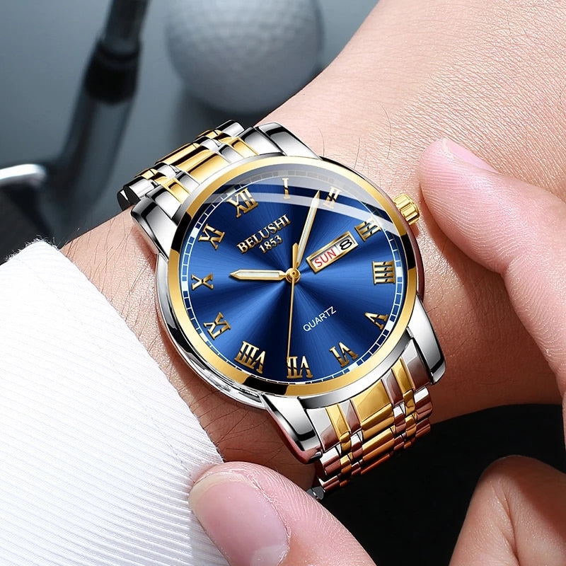 Waterproof Stainless Steel Watch