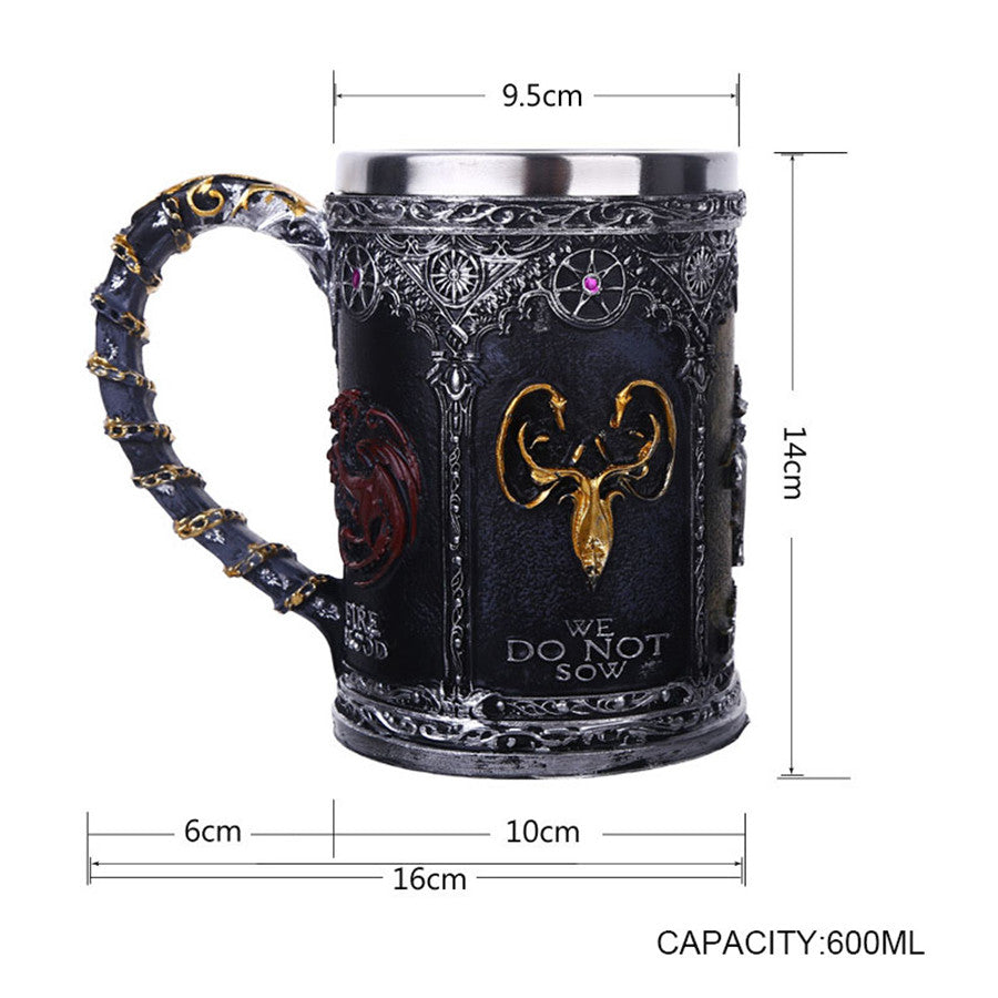 Original Stainless Steel Viking Drinking Mug