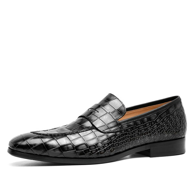 Crocodile Luxury Leather Loafer Shoes