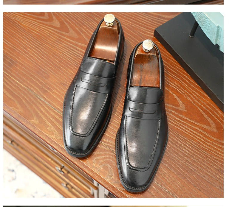 Leather Loafer Shoes