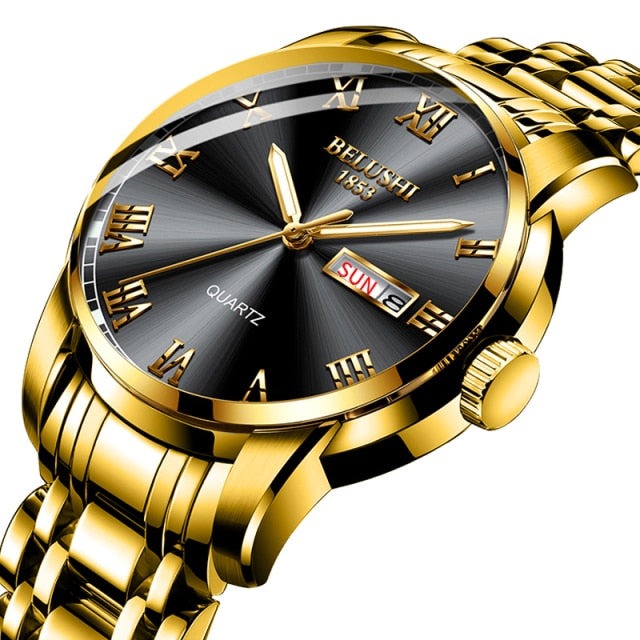 Waterproof Stainless Steel Watch