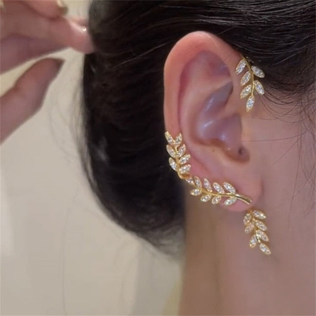 Gold Silver Ear Clip