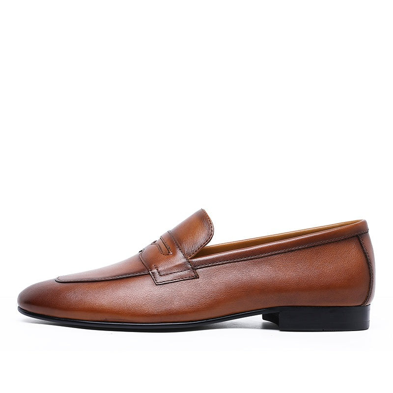 Leather Loafer Shoes