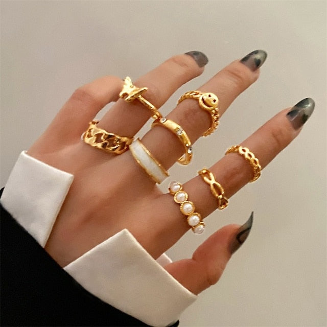 Gold Set of Rings