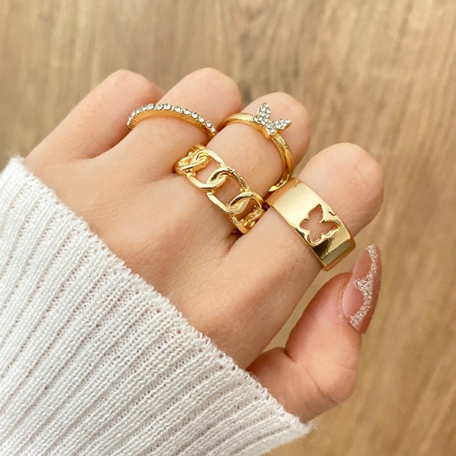 Gold Set of Rings