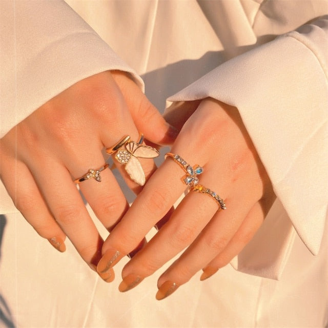 Gold Set of Rings