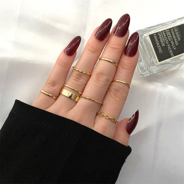 Gold Set of Rings