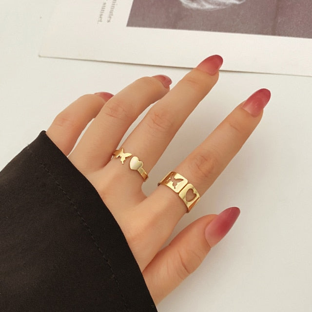 Gold Set of Rings