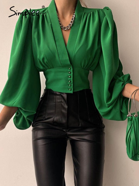 V-neck Woman blouse