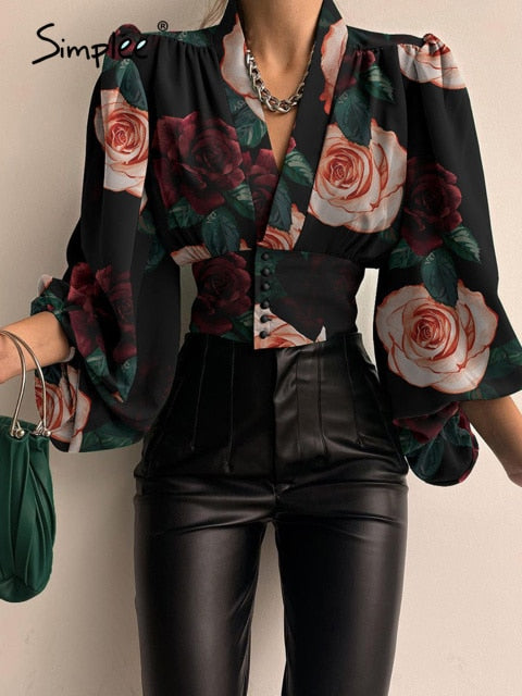 V-neck Woman blouse