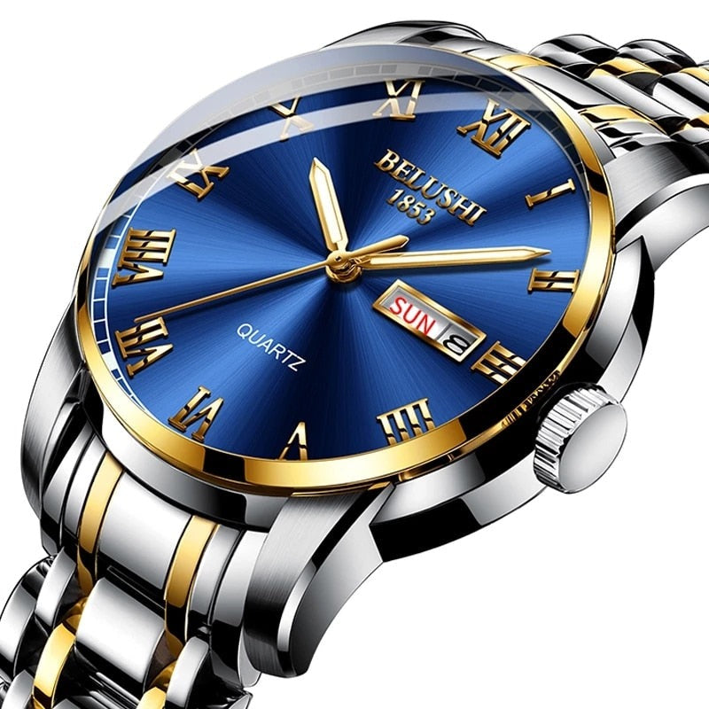 Waterproof Stainless Steel Watch