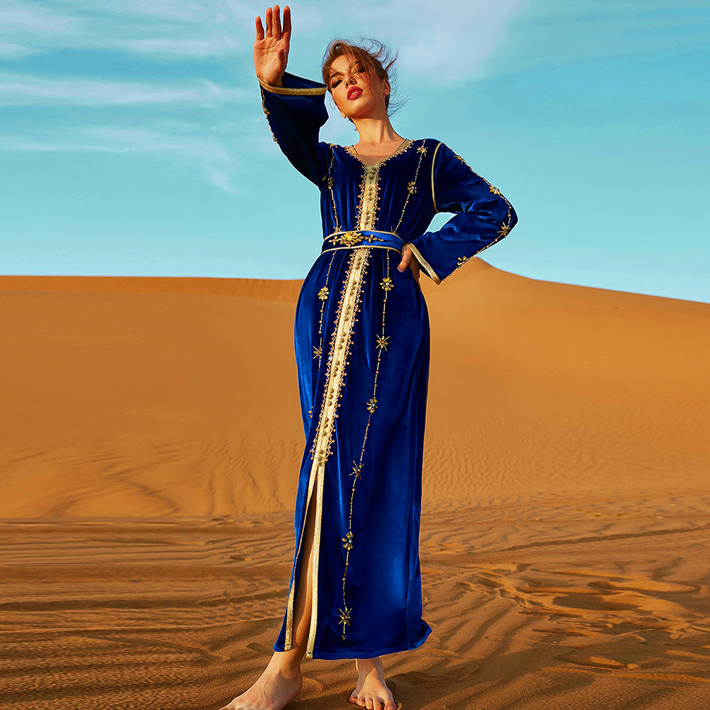 Moroccan Kaftan velvet Abaya