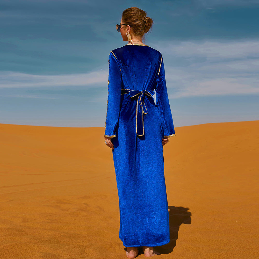 Moroccan Kaftan velvet Abaya