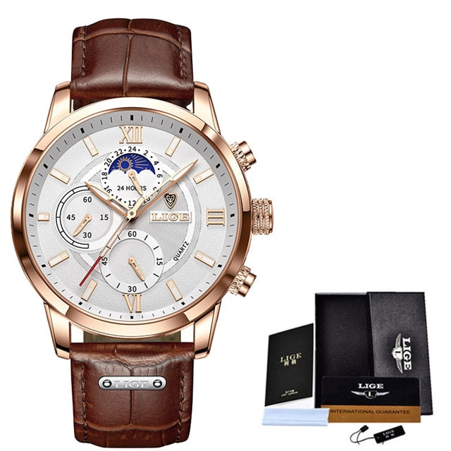 Luxury Wrist Leather Watch