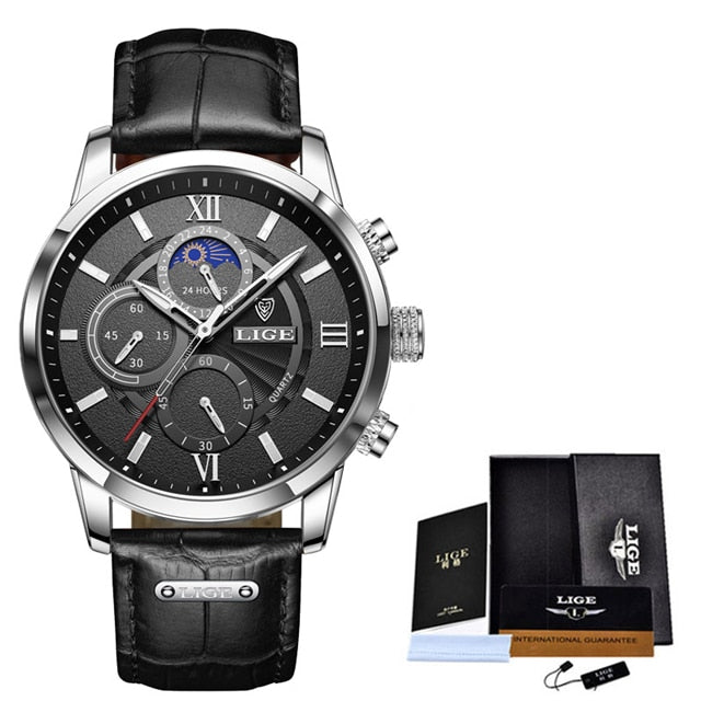 Luxury Wrist Leather Watch