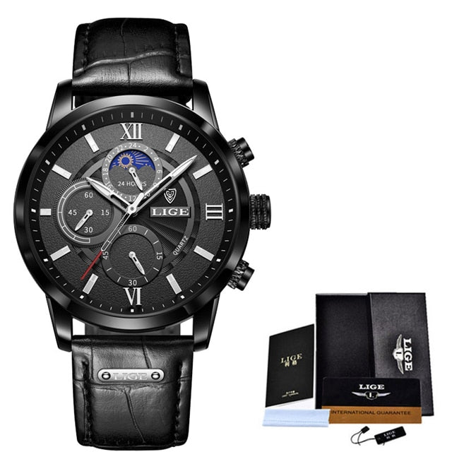 Luxury Wrist Leather Watch