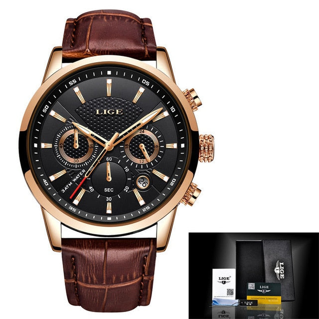 Luxury Wrist Leather Watch