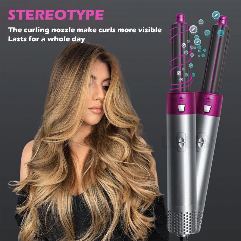 Hair Straightener Brush 5 In 1