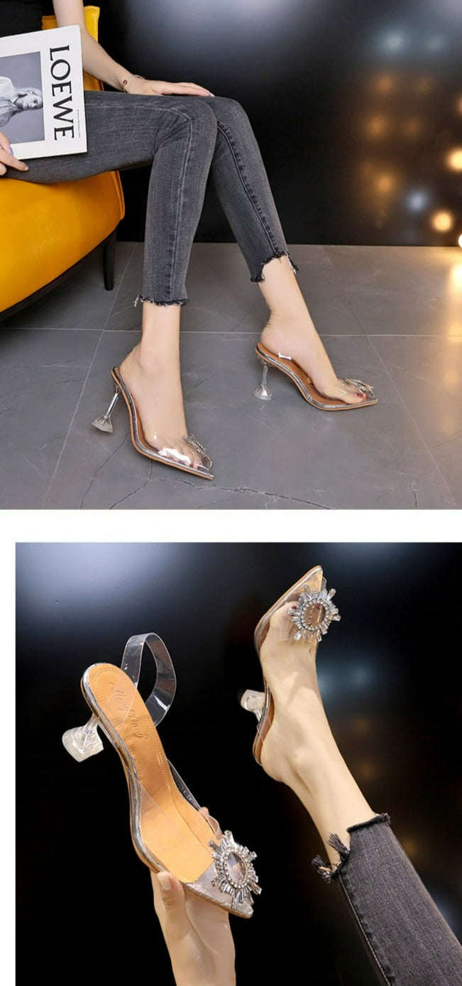 Summer High Heels Thin Sandals