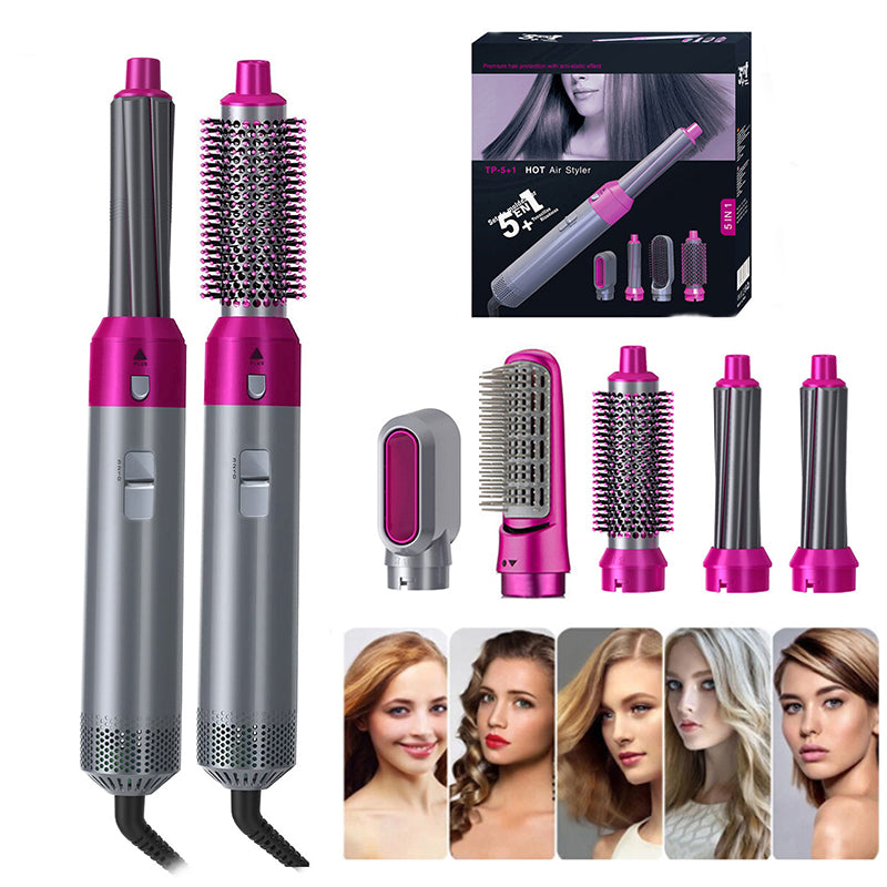 Hair Straightener Brush 5 In 1