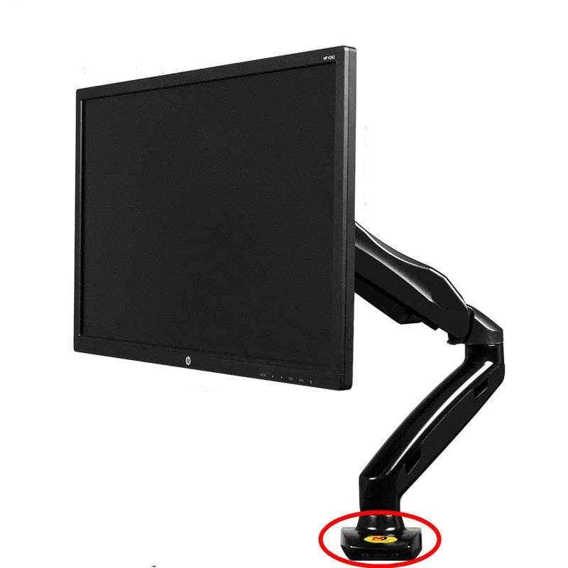 PC Monitor Arm – Ergonomic Height Assisted Full Motion Single Arm