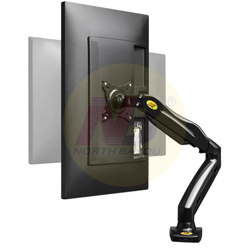 PC Monitor Arm – Ergonomic Height Assisted Full Motion Single Arm